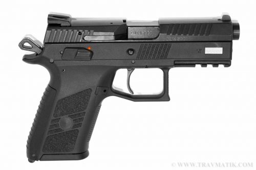 Травматический пистолет T-REX с подвижным стволом.